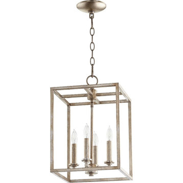 Quorum 6731-4-60 Cuboid - 4 Light Large Entry Pendant in Quorum Home Collection