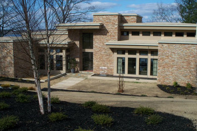 Inspiration for a contemporary exterior home remodel in Other