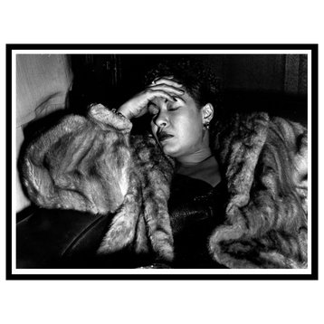 Billie Holiday (1915 - 1959) fast asleep. 45 x 34