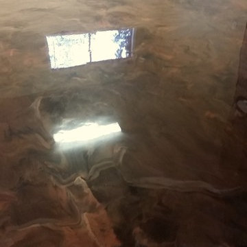 Designer Epoxy Floor for Home Office