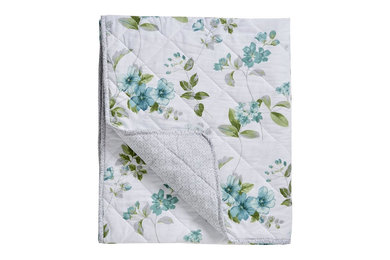 Lorena Easy Care Bedspread, Green, 195x230 cm