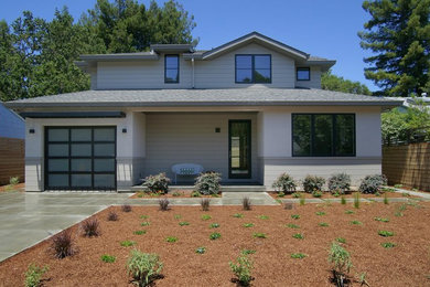 Mid-sized transitional exterior home photo in San Francisco
