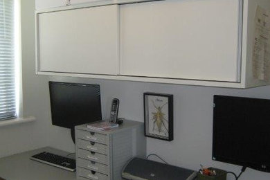 This is an example of a modern home office in London.