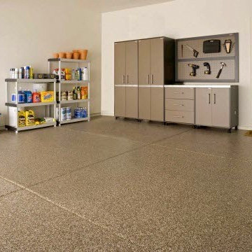 Easy-to-Clean, Heavy-Duty Garage Floor