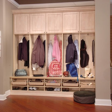 Custom Built-in Mudroom Shelving