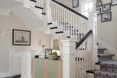 Elegant staircase photo in Denver