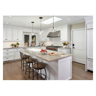 Sunnyvale Kitchen, Master Bath and Hall Bath - Transitional - Kitchen ...