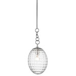 Hudson Valley Lighting - Venice 1-Light Small Pendant, Polished Nickel - Features: