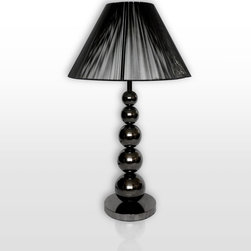 Black glass ball table lamp - Table Lamps