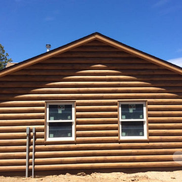 Howard, Colorado Round Log Home