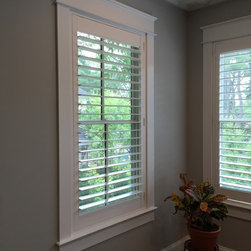 Two Windows - Interior Shutters