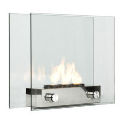 Contemporary Portable Fireplace - Indoor Fireplaces