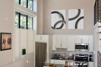 Inspiration for a contemporary kitchen remodel in DC Metro