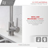 STYLISH Single Handle Pull Down Stainless Steel Kitchen Faucet