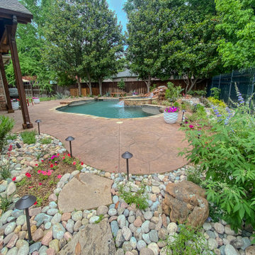 Luxury Pool-Side Retreat with Native Plantings | Allen, TX