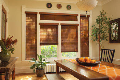 Example of a trendy kitchen design in Detroit
