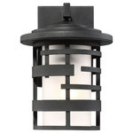 Nuvo Lighting - Nuvo Lighting 60/6401 Lansing - 9.88 Inch 1 Light Outdoor Wall Lantern - Lansing; 1 Light; 10 in.; Outdoor Wall Lantern witLansing 9.88 Inch 1  Textured Black Etche *UL: Suitable for wet locations Energy Star Qualified: n/a ADA Certified: n/a  *Number of Lights: Lamp: 1-*Wattage:100w A19 Medium Base bulb(s) *Bulb Included:No *Bulb Type:A19 Medium Base *Finish Type:Textured Black