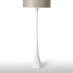 Olympia, White - Floor Lamps