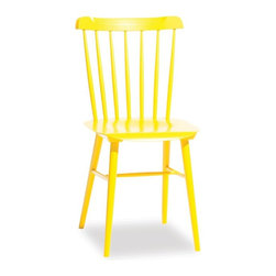 Yellow Designer Ironica ChairBack Ironica ChairModern Yellow ChairTon Ironica Ye - Dining Chairs