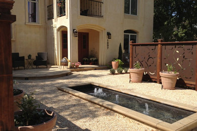 This is an example of a mediterranean landscaping in Sacramento.