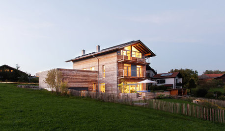 Neubau: Öko-Haus mit Split-Leveln am Chiemsee