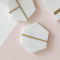 Marble Tea Coasters - Tabletop Accessories