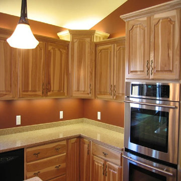 Hickory Kitchen with Silestone countertops