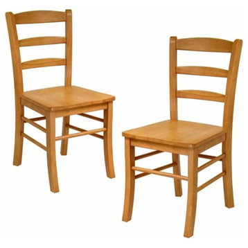Ergode Benjamin Ladder-back Chairs, 2-Pc Set, Light Oak