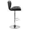 Zuo Modern Leatherette Formula Bar Chair - Black