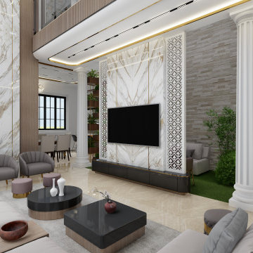 Shah Residence-Living Room