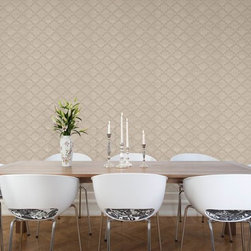Century Classic - Fanciful Trellis Wallpaper G580304 - Wallpaper