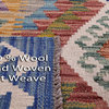 6' 8" X 9' 9" Kilim Flat Weave Reversible Wool On Wool Rug - Q17839