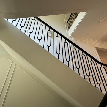Project #134 | Straight Staircase with Elliptical Stringer