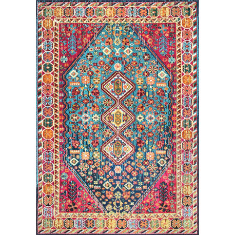 Nuloom Vintage Erline Traditional Area Rug, Multicolor 10'x14'