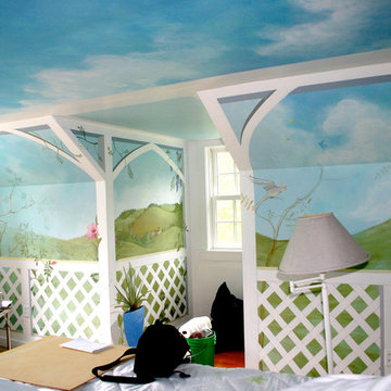 Vermont Guest House Mural  -  Sharon, Vermontscape mural