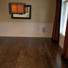 Hickory Floors Stained with Minwax Jacobean