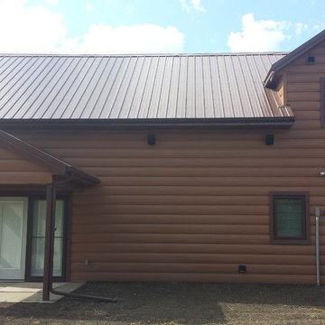 Stanley, North Dakota New Cedar Log Home