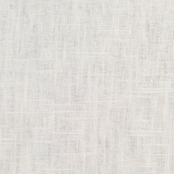 Off White Solid Textured Linen Look Upholstery Fabric By The Yard