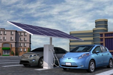 Solar Sun Station for Electric cars