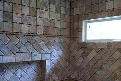 Tile shower