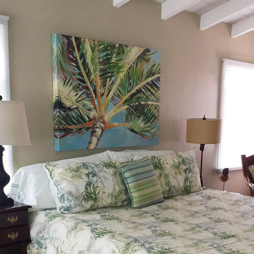 Tropical and beach themed room
