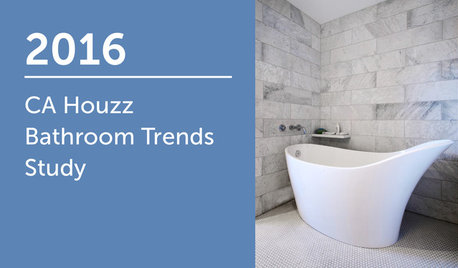 2016 CA Houzz Bathroom Trends Study