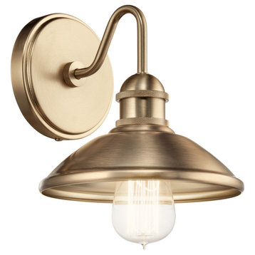 Kichler 45943 Clyde 8" Tall Bathroom Sconce - Champagne Bronze