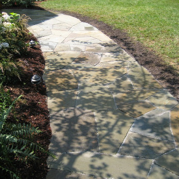 Irregular Bluestone Walkway