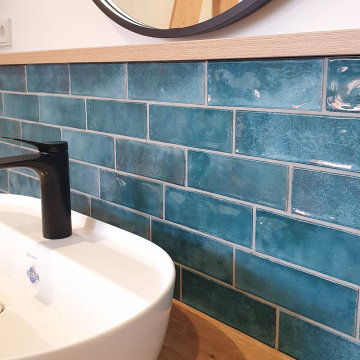 Wanne + Dusche | freistehende Wanne in hist. Bauernhaus