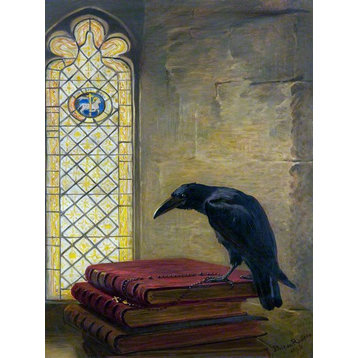 Tile Mural A Saint From The 'Jackdaw Of Rheims' By B. Riviere, 6"x8", Matte