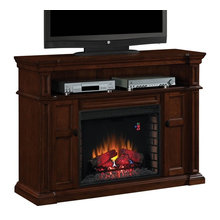 electric fireplace media consoles