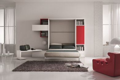 Bedroom - modern bedroom idea in New York