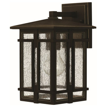 Tucker 1 Light 12" Tall Outdoor Wall Sconce, Oil Rubbed Bronze