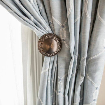 Custom Draperies, Budget Blinds